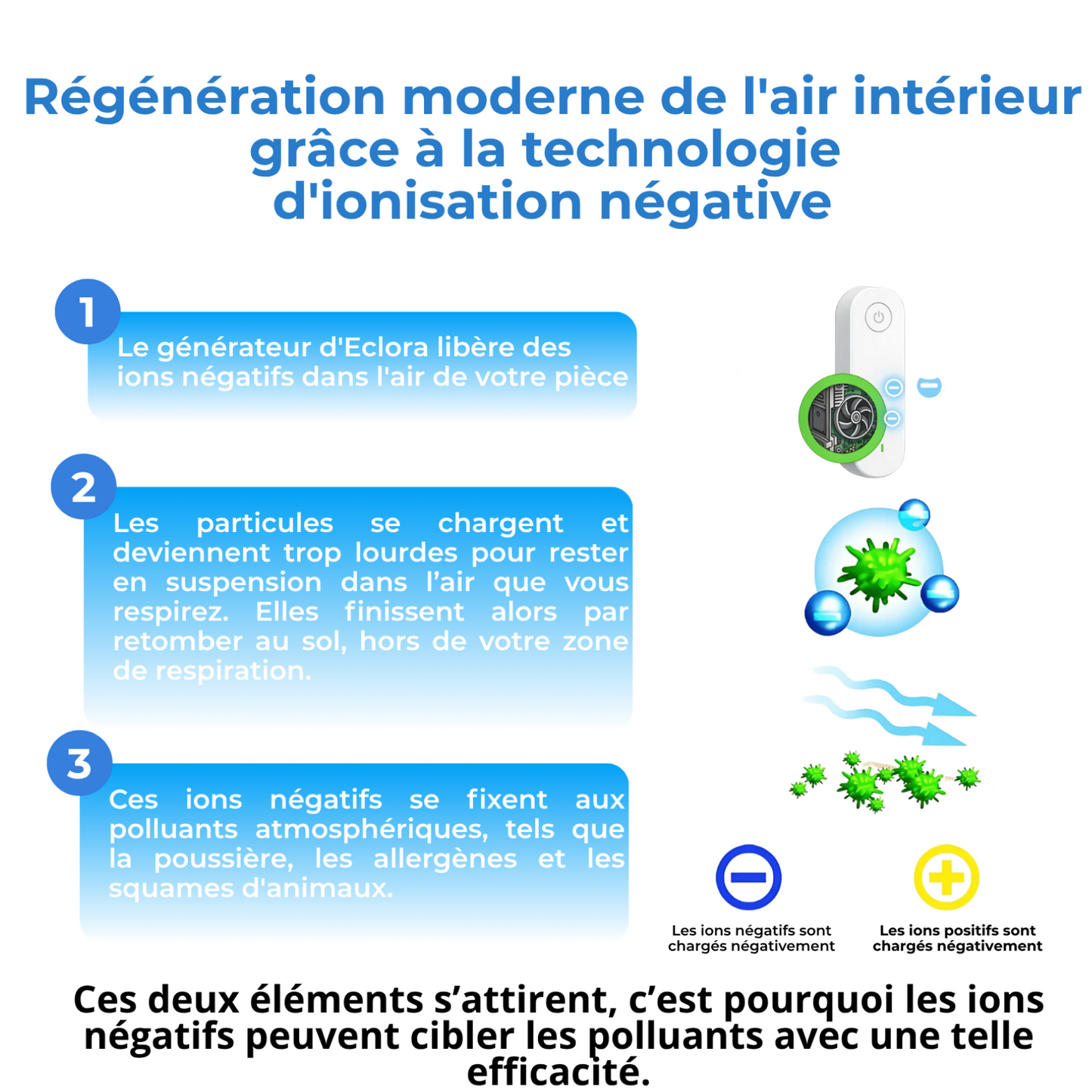 Purificateur d’air — élimine les odeurs de chien et les parasites