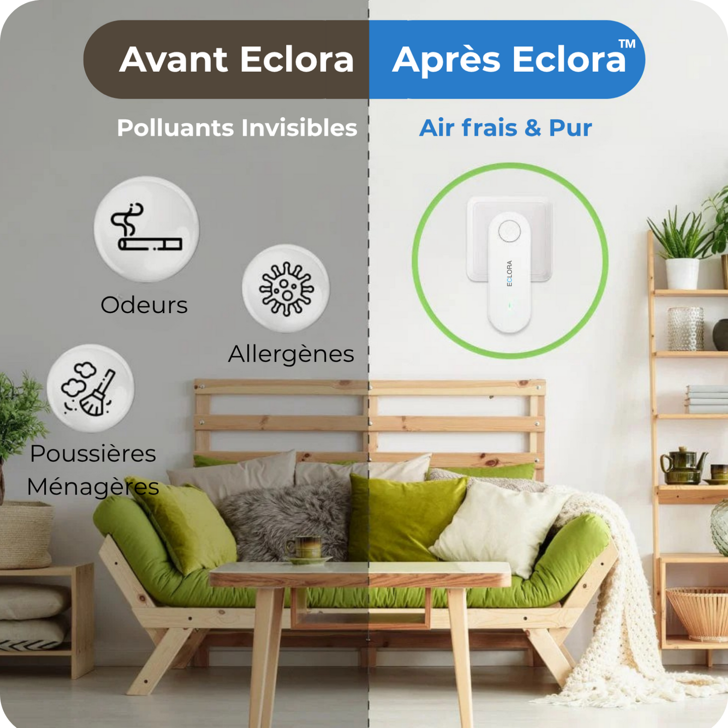 Eclora™ Purificateur d'Air