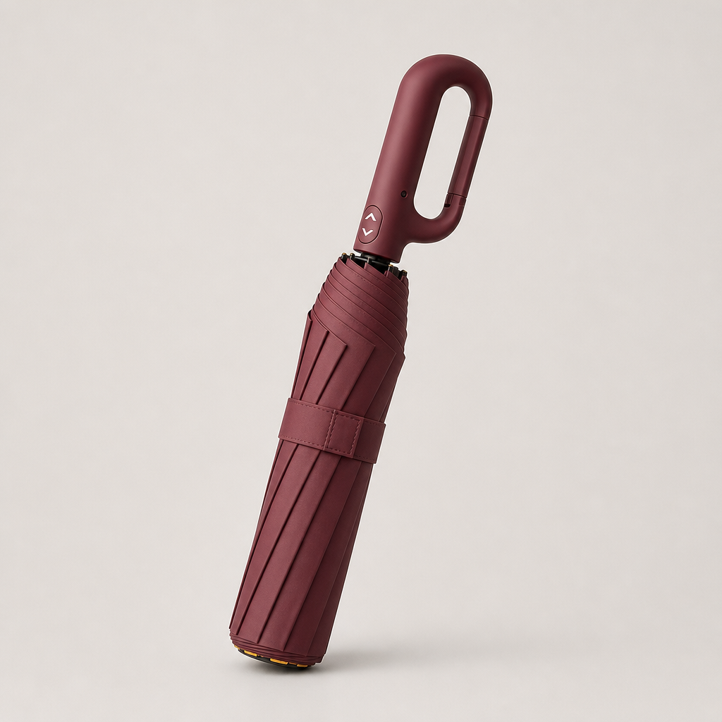 Éclora StormHook umbrella, wine red